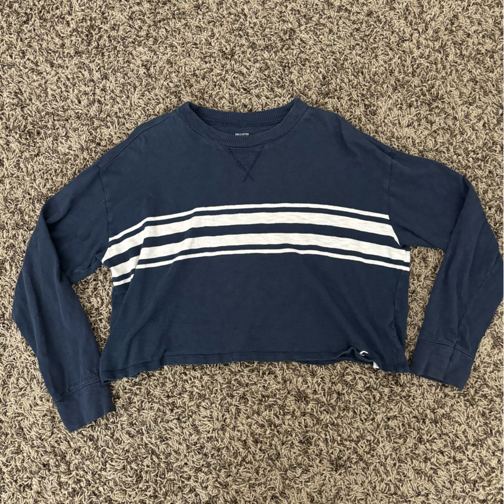 Hollister Navy Long Sleeve